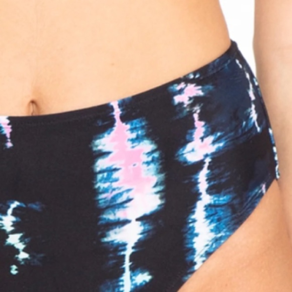 Cyn & Luca Juniors' Night Vibe Hannah High Waist Bikini Bottom - Picture 14 of 16